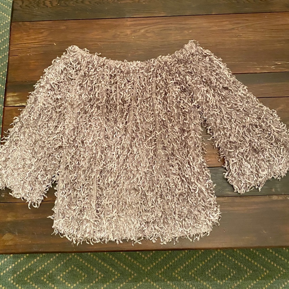 Off shoulder sweater
